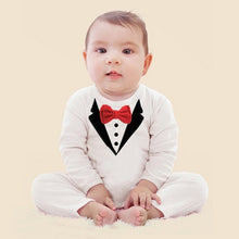 Load image into Gallery viewer, Toddler Boys Gentleman Suit Long-sleeved Baby Jumpsuit Newborn Clothing Children's Casual Sets Infant Kids Clothes For 1 2 years