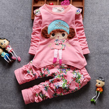 Load image into Gallery viewer, Autumn 3pcs Baby Clothes Sets For Baby Girl Boy Clothes Suits Kids Clothing Cotton Tshirt Trousers Vest Active Children Spring
