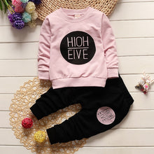 Load image into Gallery viewer, Autumn 3pcs Baby Clothes Sets For Baby Girl Boy Clothes Suits Kids Clothing Cotton Tshirt Trousers Vest Active Children Spring
