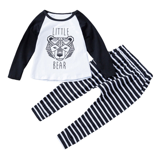2020 Spring Autumn Newborn Clothes Baby Boys Clothes For Girls Outfits 2pcs Kids Clothes Suit Baby Costume Set Infant Clothing