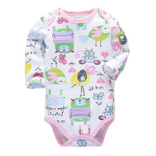 Load image into Gallery viewer, Baby Bodysuits and Baby pants suit O-neck Long Sleeved Clothing girl bibs Child Garment Toddler Underwear pant Infant Clothes
