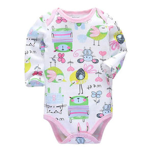 Baby Bodysuits and Baby pants suit O-neck Long Sleeved Clothing girl bibs Child Garment Toddler Underwear pant Infant Clothes