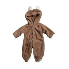 Load image into Gallery viewer, Baby Rompers Autumn Winter Warm Newborn Baby Girl Clothes Set Cute 3D Bear Ear Jumpsuit Baby Boy Clothes Set Baby Clothing Sets
