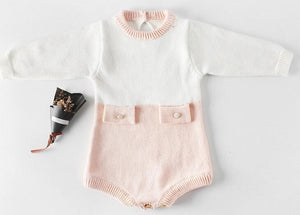 Baby Girl's knit Rompers Long Sleeve Wool Knitted Rompers Baby Princess Triangle Jumpsuit Toddler Kid's Autumn Winter Clothing